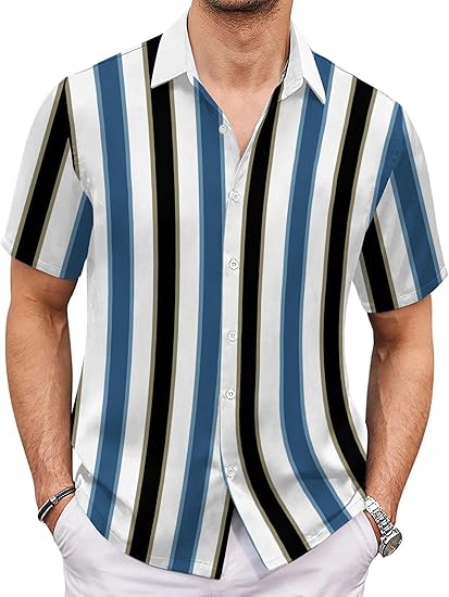 UBB CLOTHING ARTICLE #6812 Casual Summer Beach Aloha Shirt